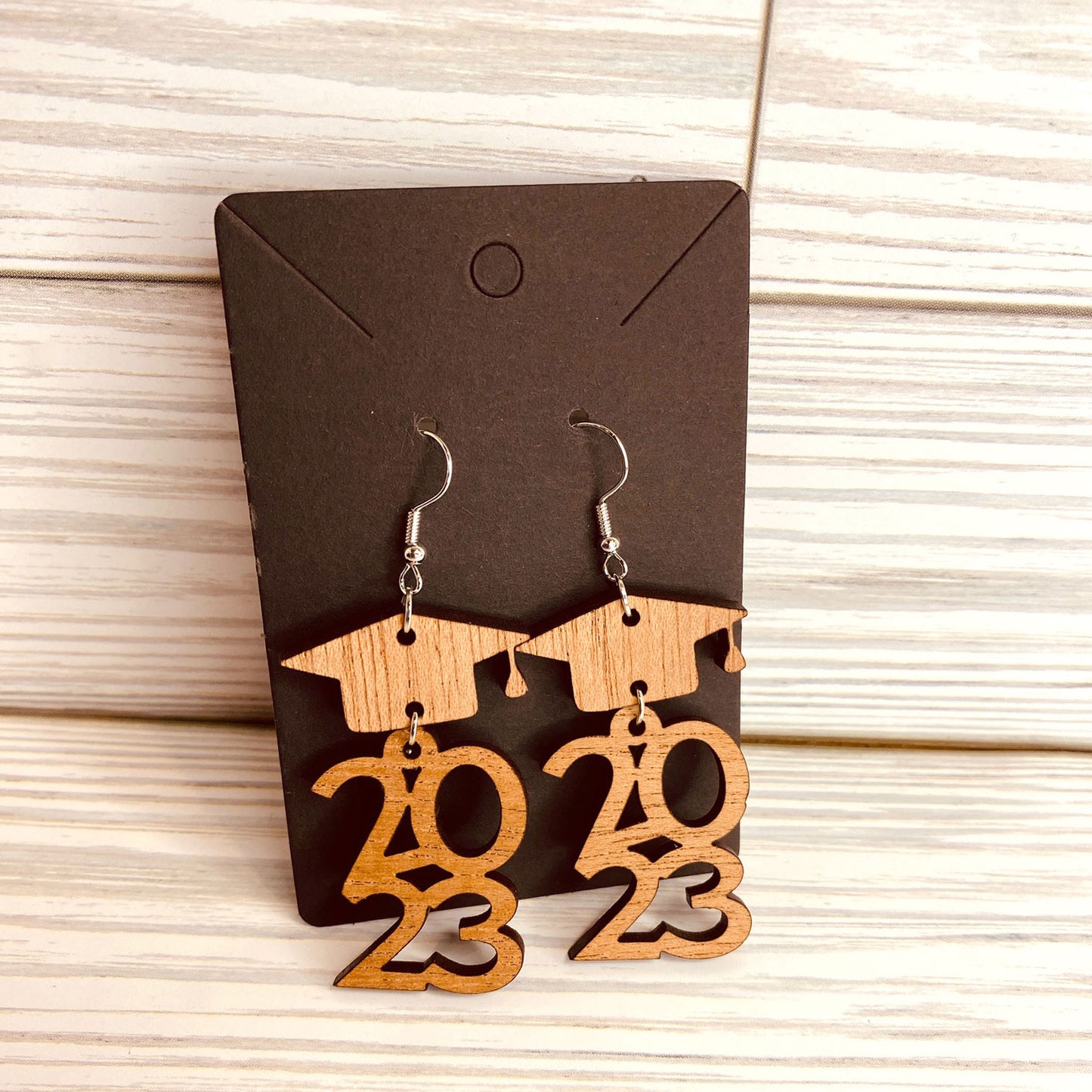 Senior Graduation Cap Dangle Earrings (Set of 3)
