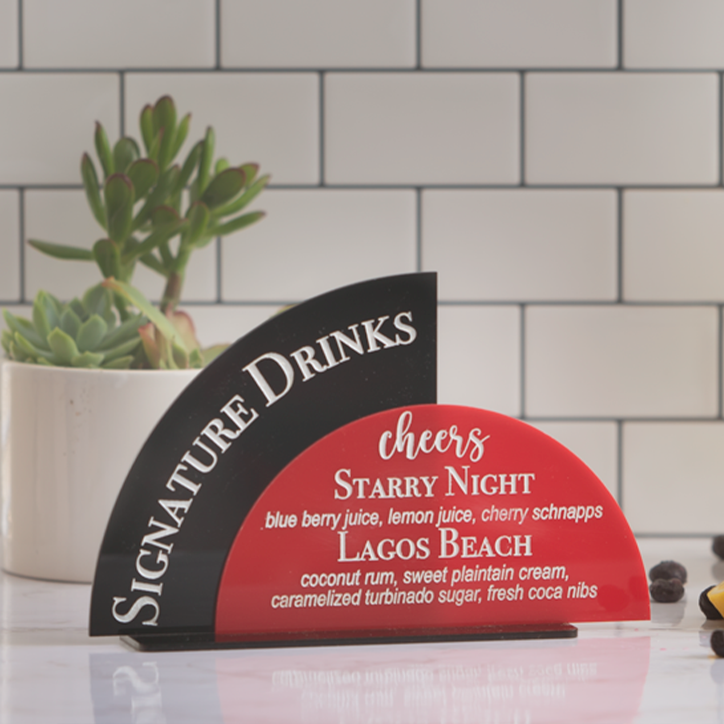 Signature Drink Menu