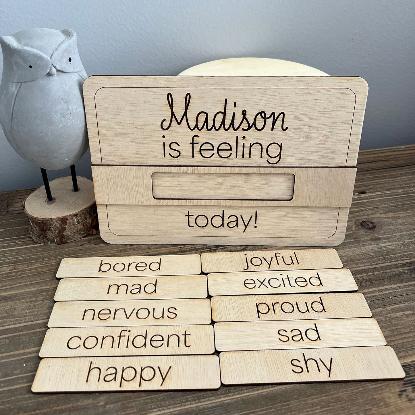 Simple Children's Feelings Chart - Emotions Chart for Kids