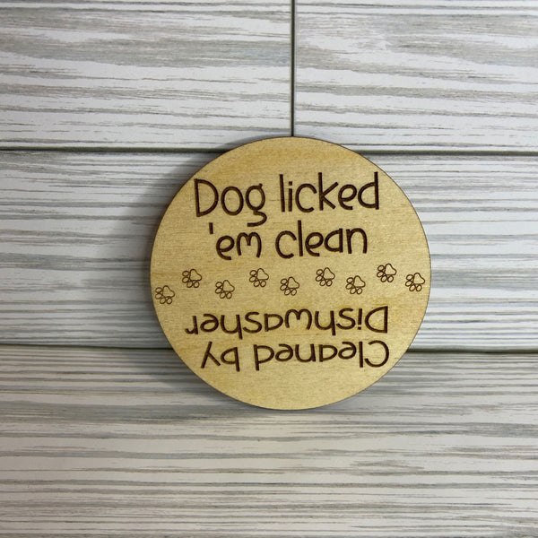 Dishwasher Magnet Clean Dirty Dog Sign That Will Never Fall - Barkley The Doggie