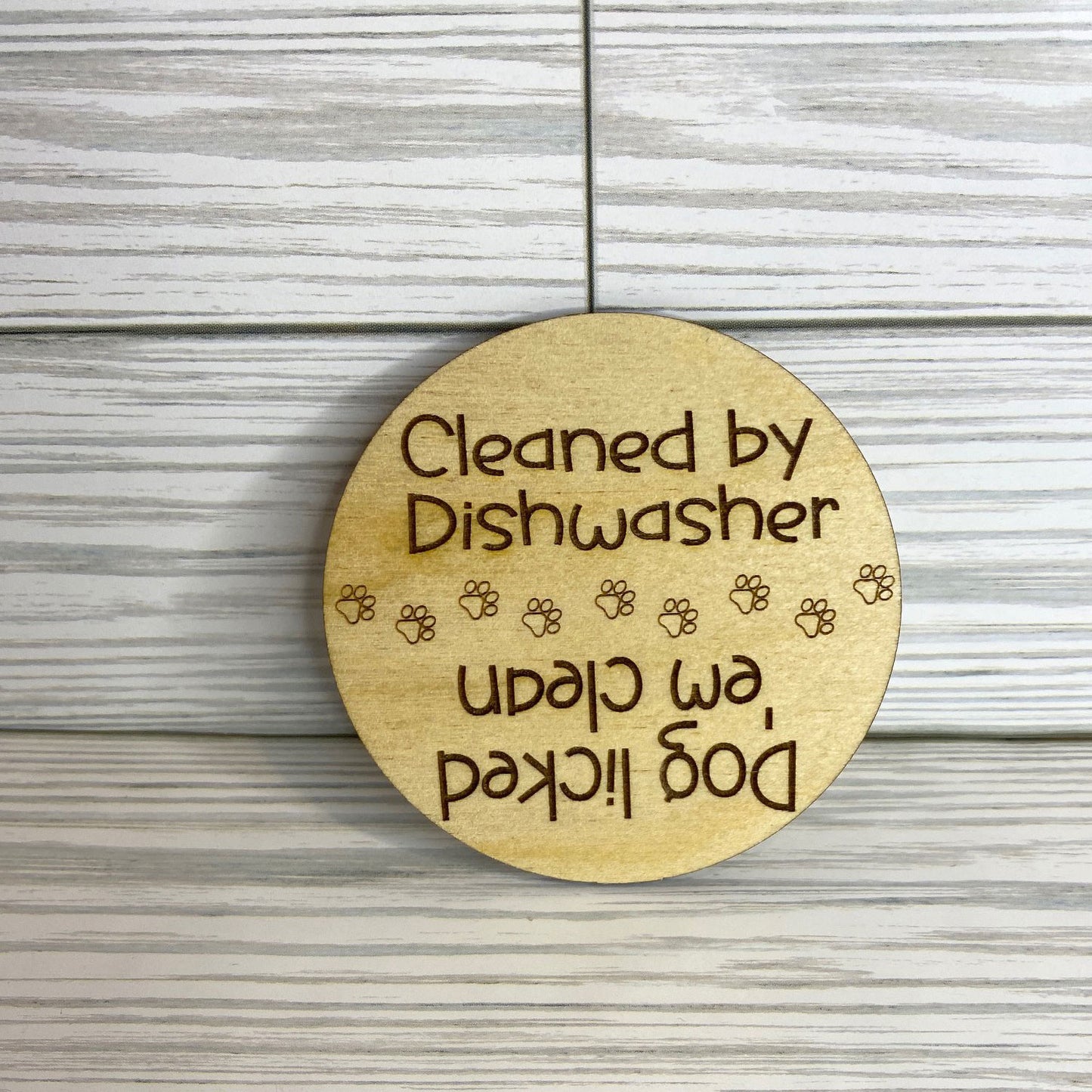 Simple Dog Dirty-Clean Pet Dishwasher Magnet