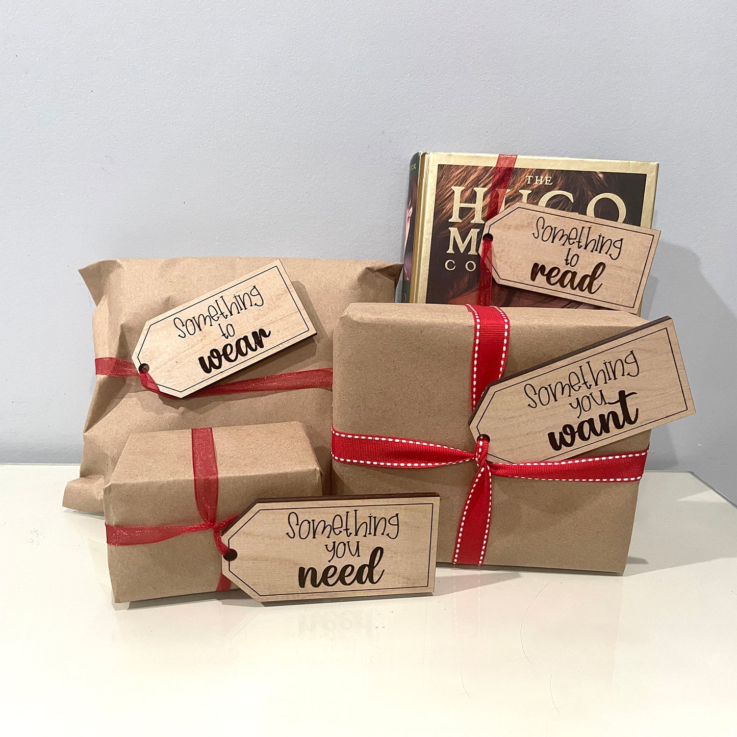 Something to Read, Wear, Want, Need Gift Tags (set of 8)