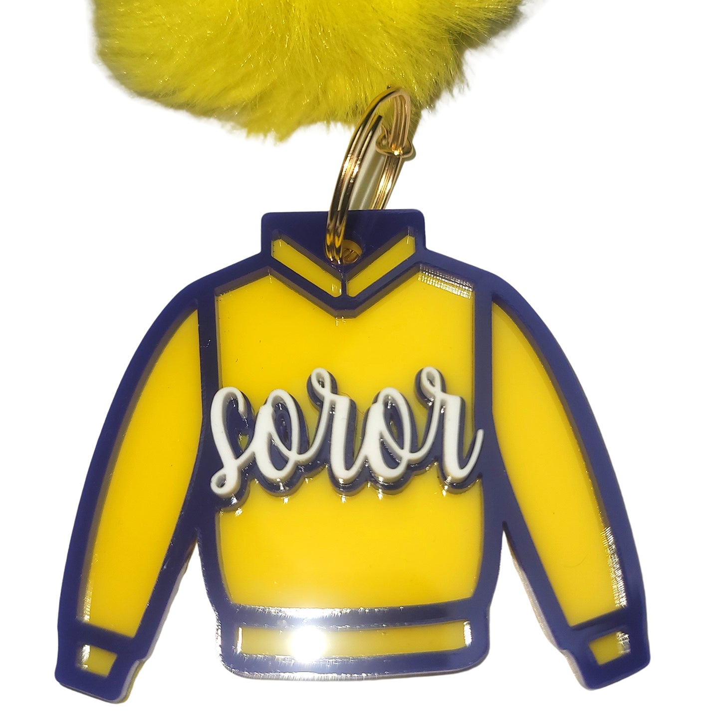 Sorority Jacket Keychain