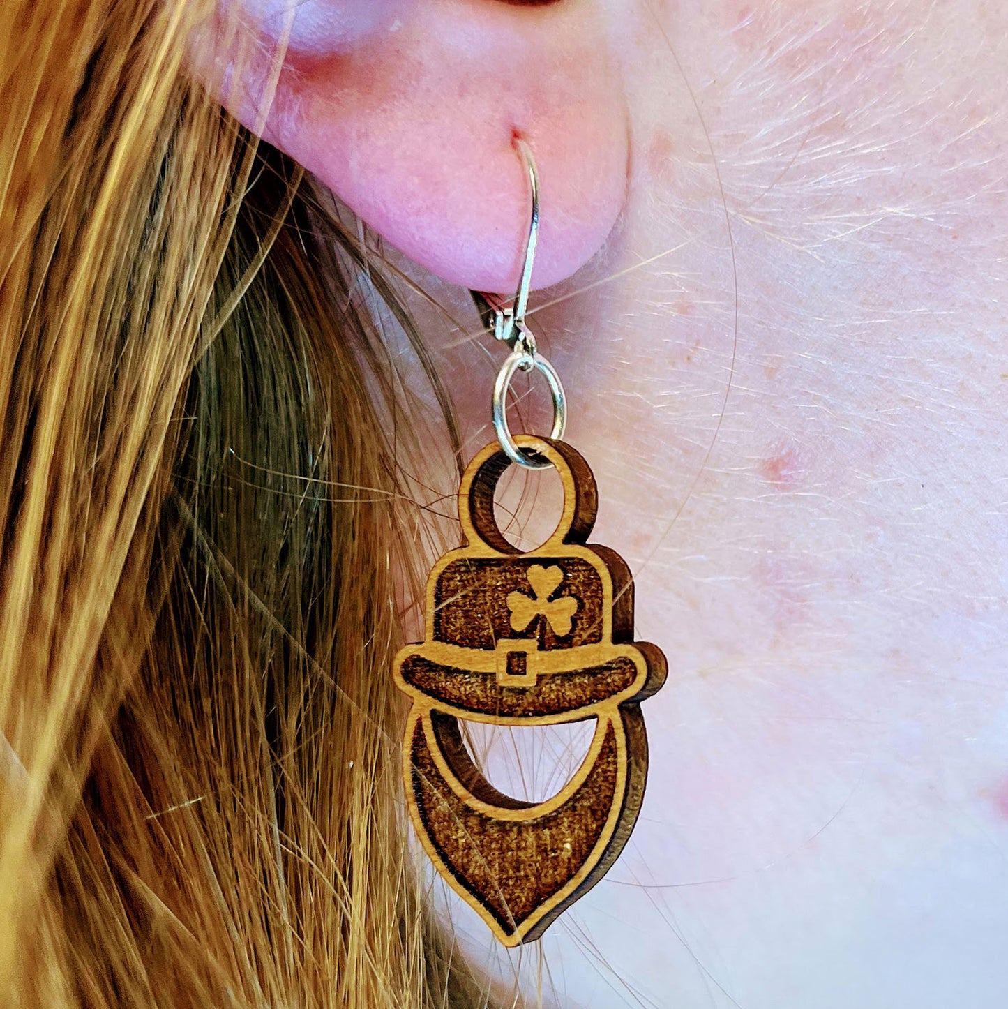 St. Patrick's Day Leprechaun Earrings