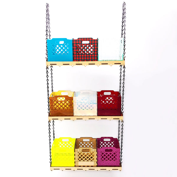 Stackable Medium Milk Crate Shop