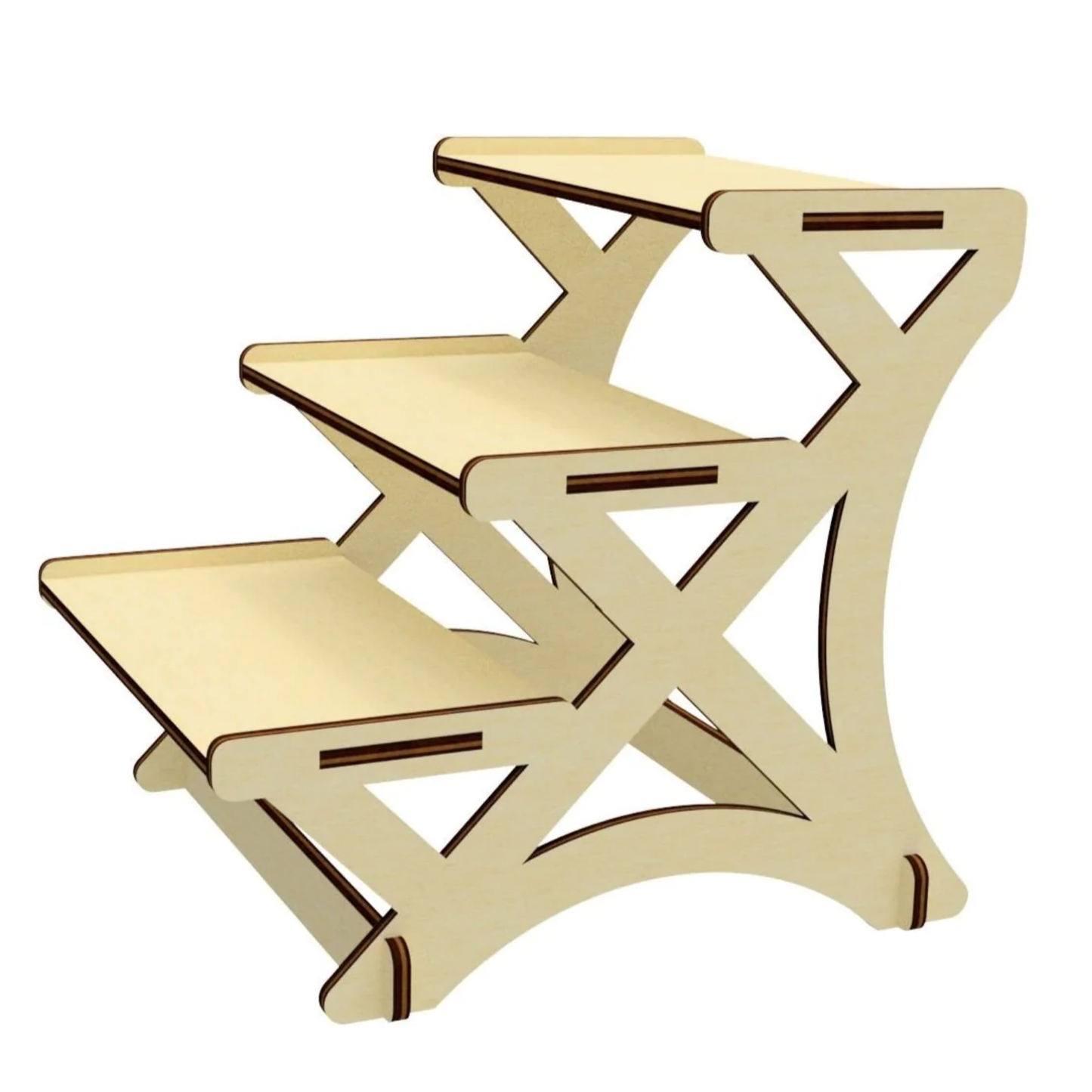 Tiered Tray Stand for Displaying Items