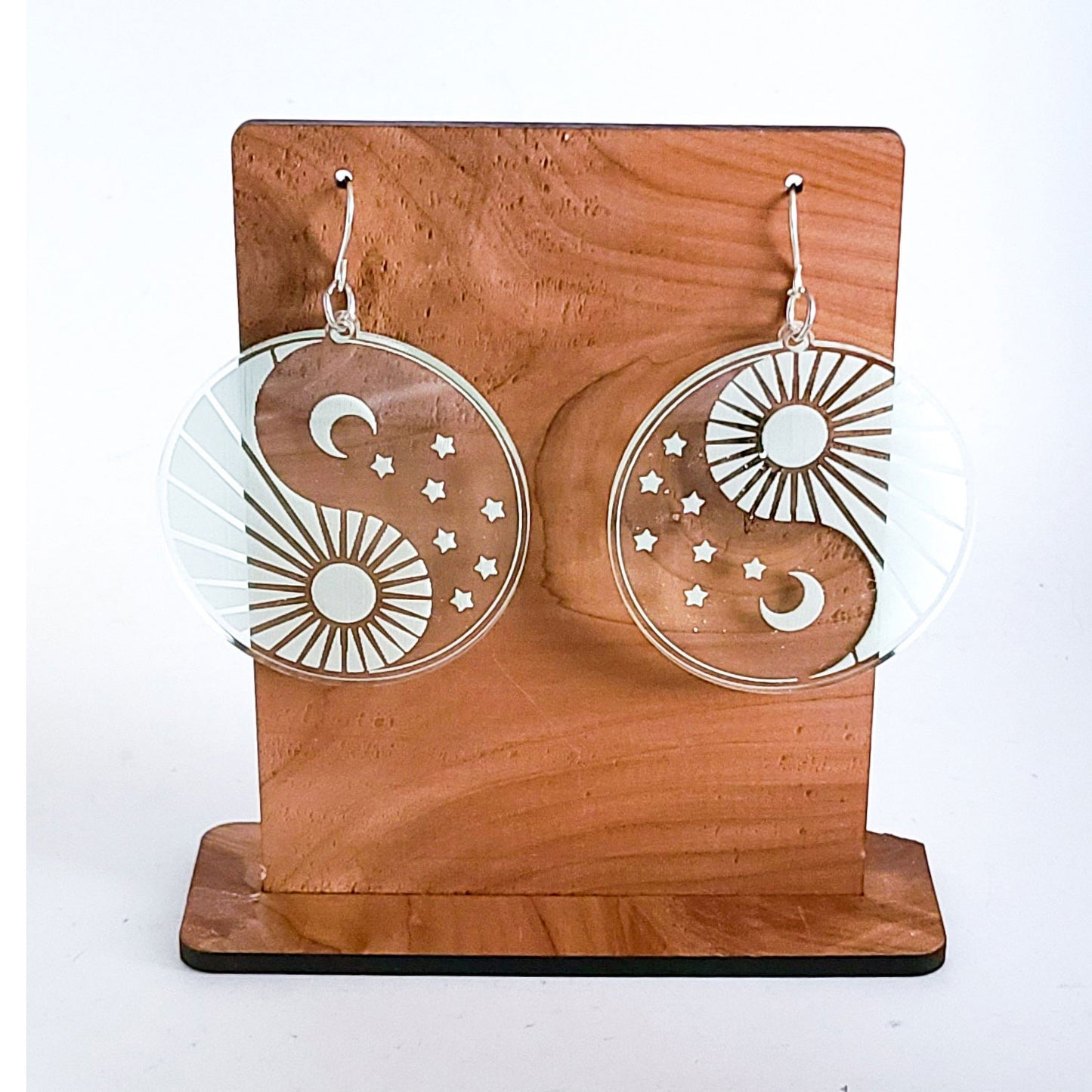 Sun and Moon Yin Yang Earrings