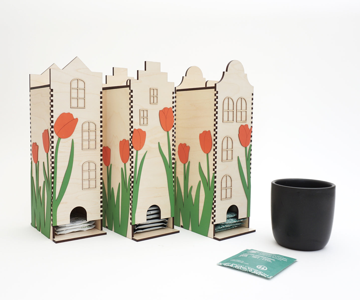 Dutch Tulips Tea Dispenser (set of 3)