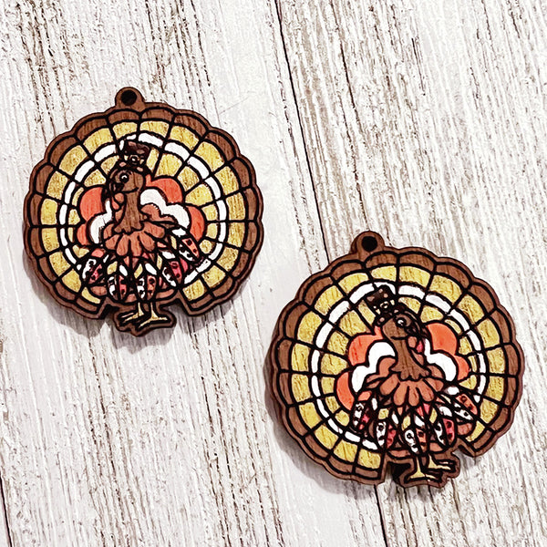 Turkey Earring Mold - Thanksgiving Earring Stud Mold - Mold for epoxy –  Divine Kisses Boutique