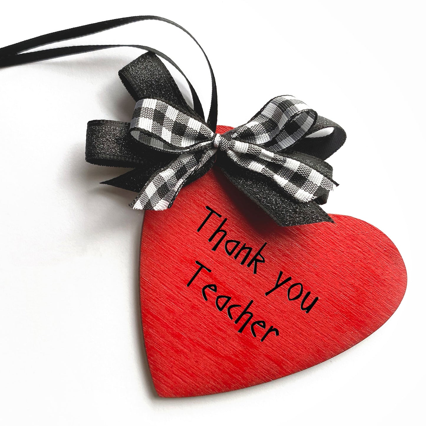 Valentine's Day Heart-Shaped Rattan Tags (Set of 6)