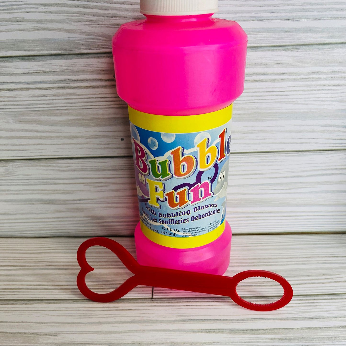 Valentine's Heart Bubble Wand Stick (Set of 2)