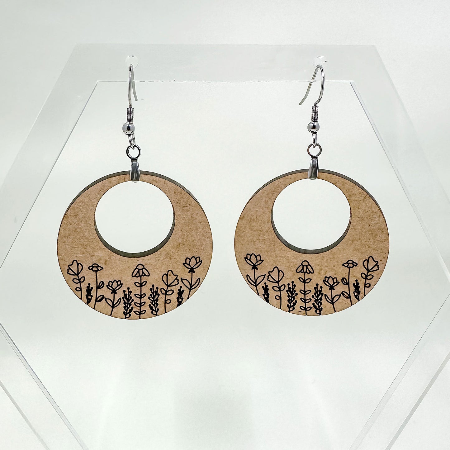 Wildflower Circle Earrings
