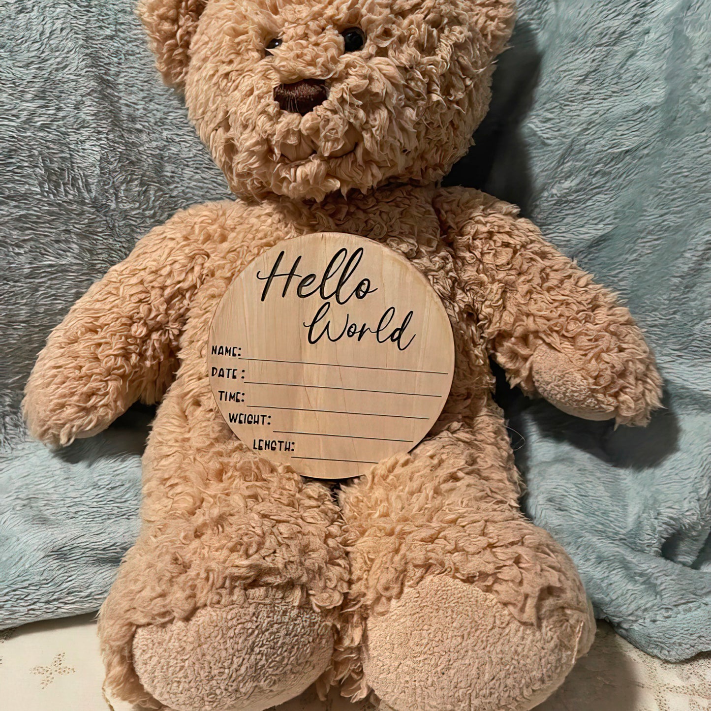 Birth Announcement Baby Name Tag