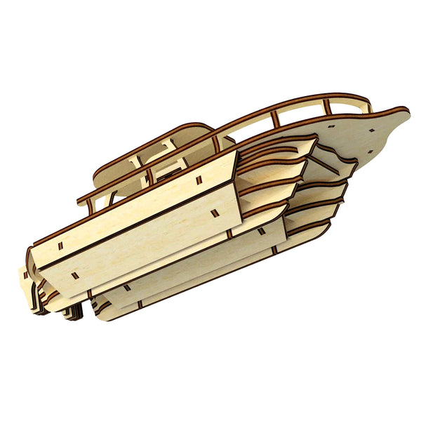 Twin Engine Boat Scale Model – Glowforge Shop