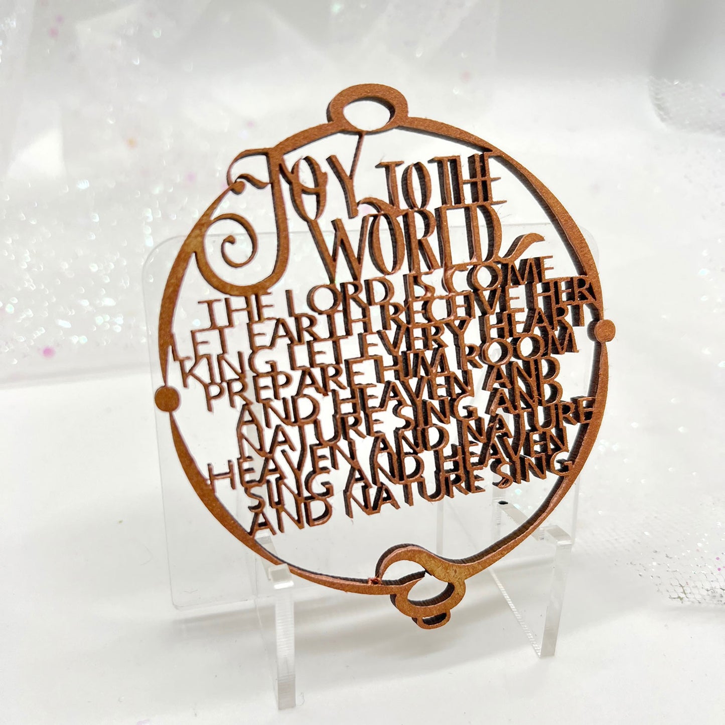 Christmas Carol Ornament - Joy to the World
