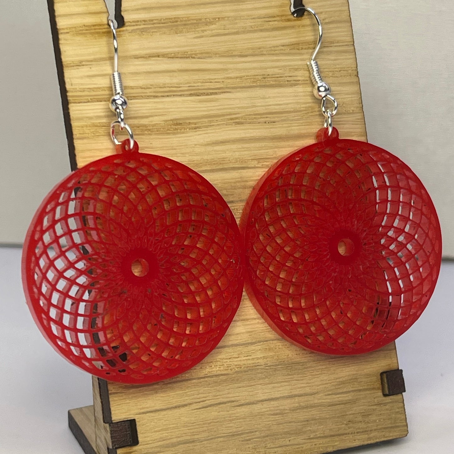 Circular Geometric Earrings