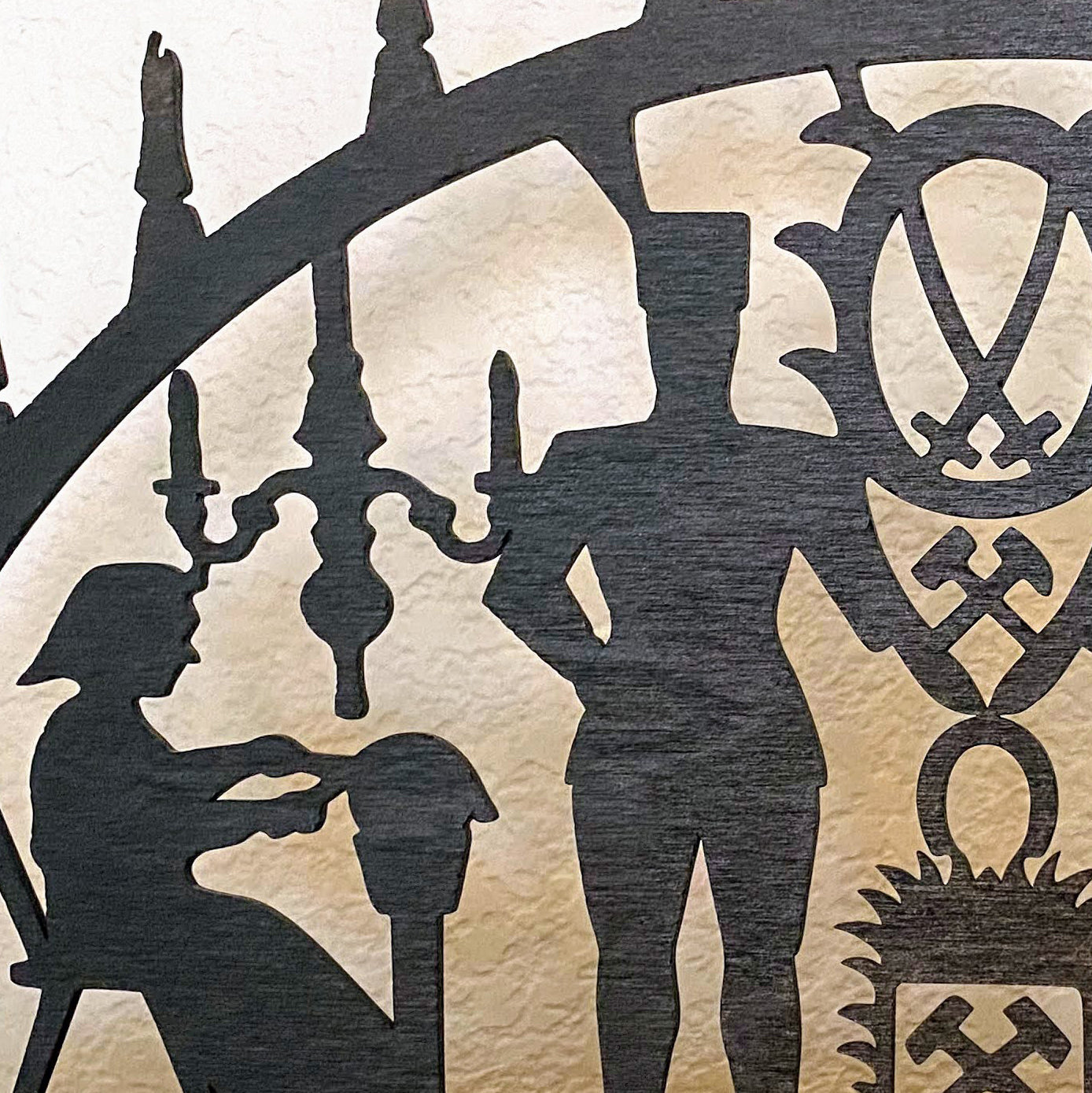 German Holiday Window Arch