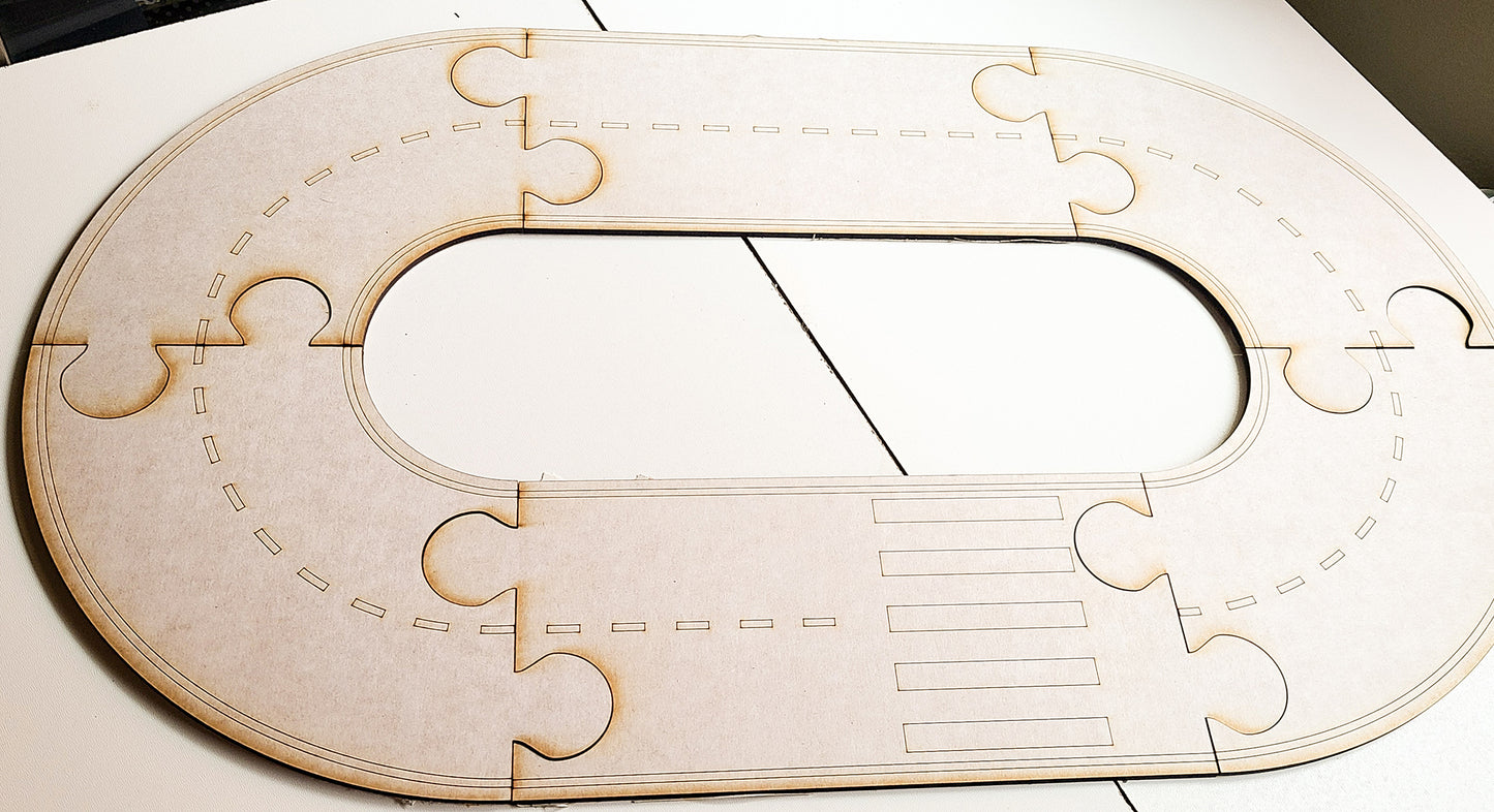 Curved Road Piece Scale Model Collection