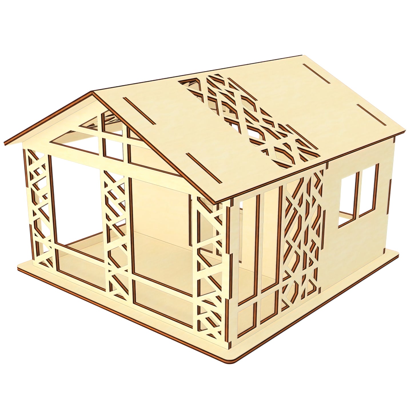 Forest Dollhouse for Miniature Living and Scenery