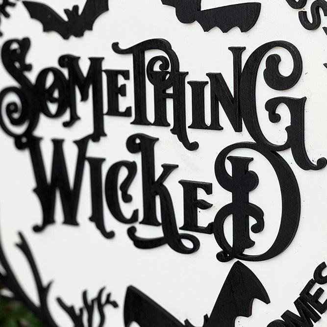 Something Wicked This Way Comes Halloween Design