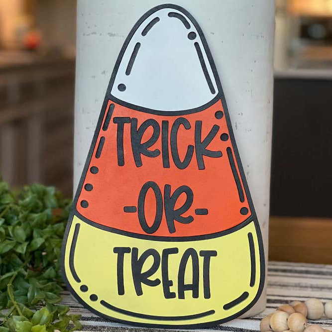 Trick or Treat Candy Corn Design