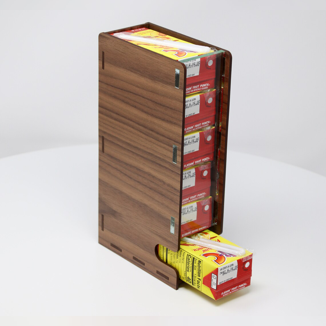 Vertical Juice Box Dispenser