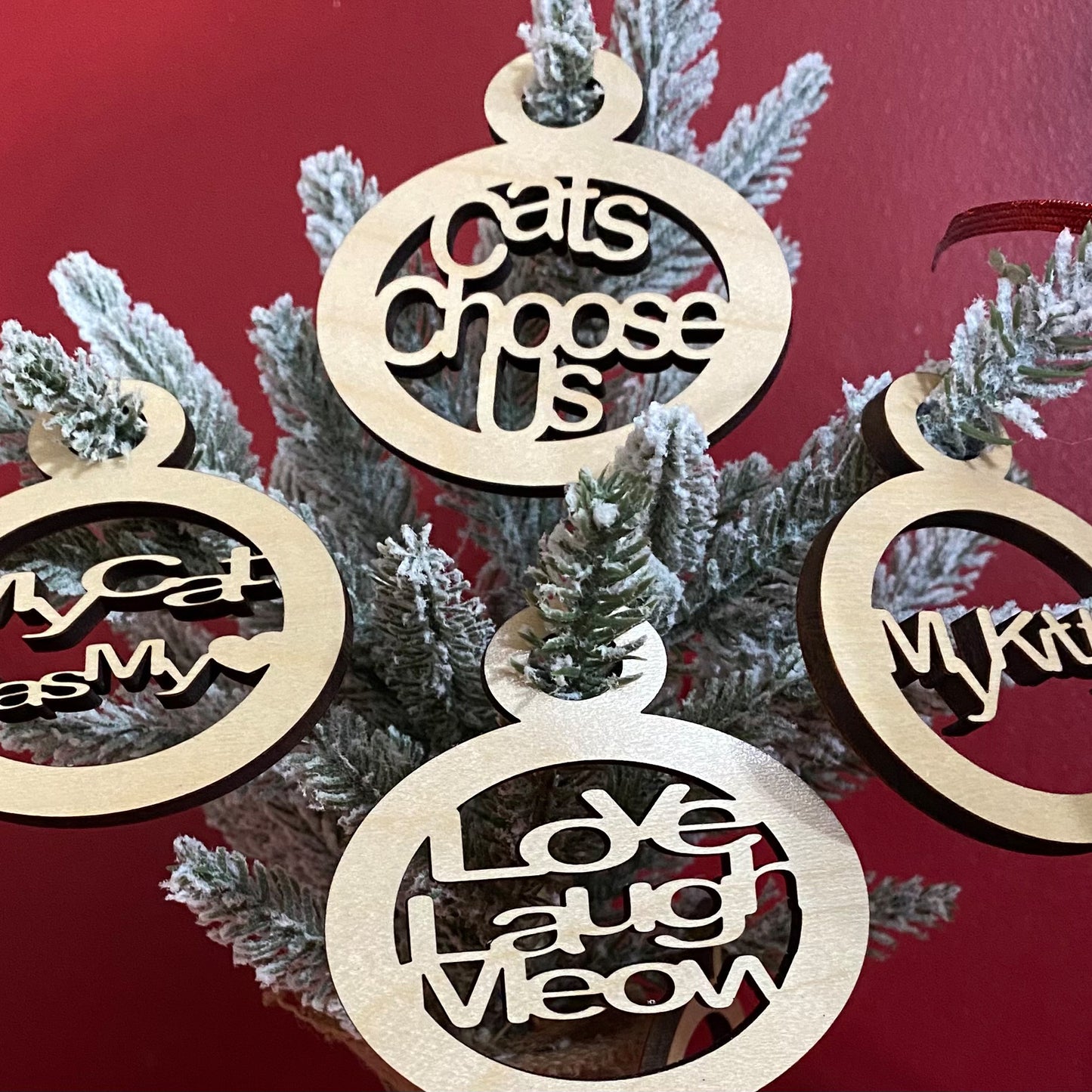 Kitty Cat Word Danglers (Set of 5)