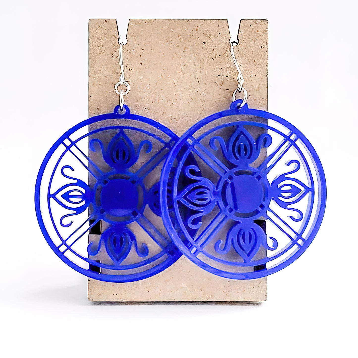 Korean Lotus Blossom Dangle Earrings