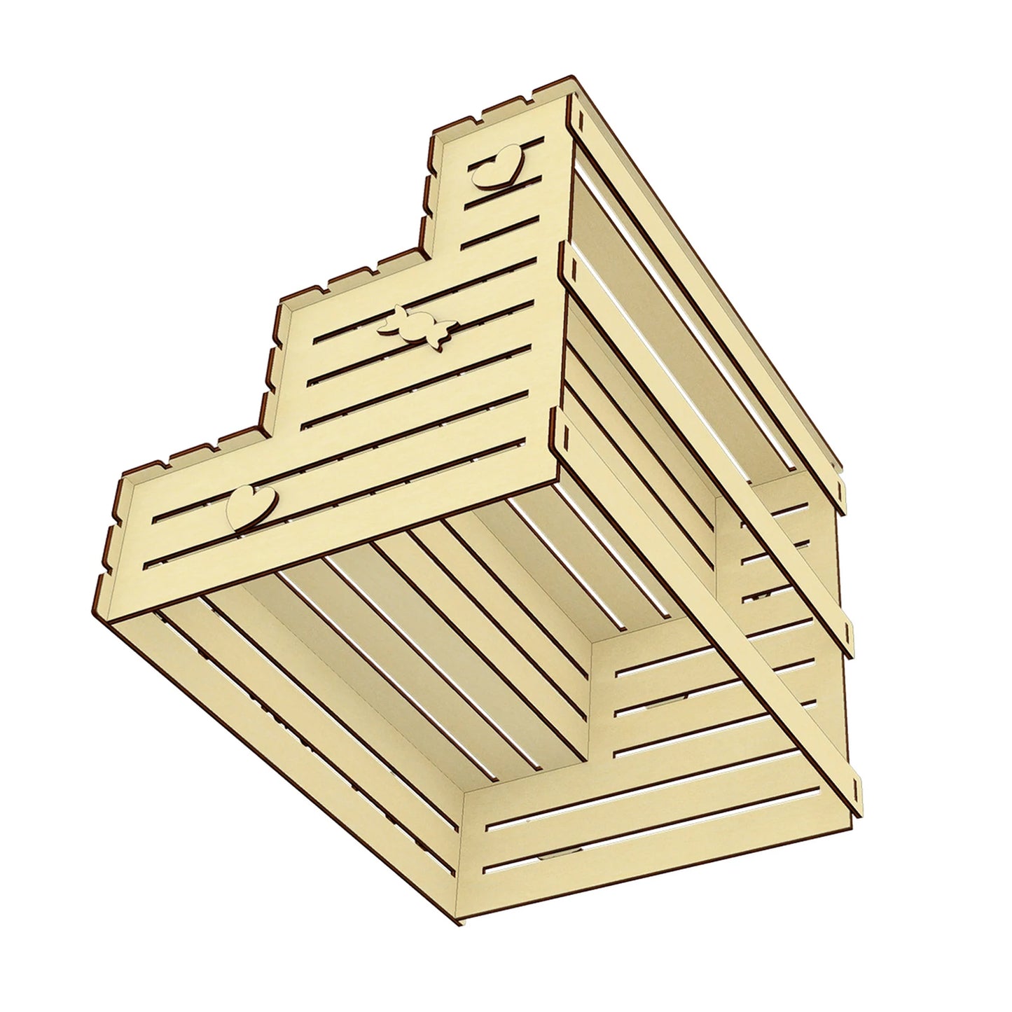 Wooden Crate Tiered Display Sweet Stand