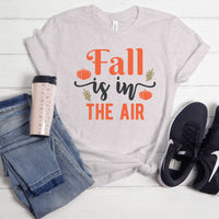 "Fall Is In The Air With Pumpkins" Graphic