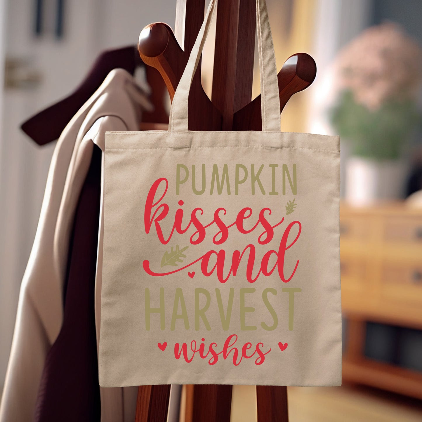 "Pumpkin Kisses And Harvest Wishes" Graphic