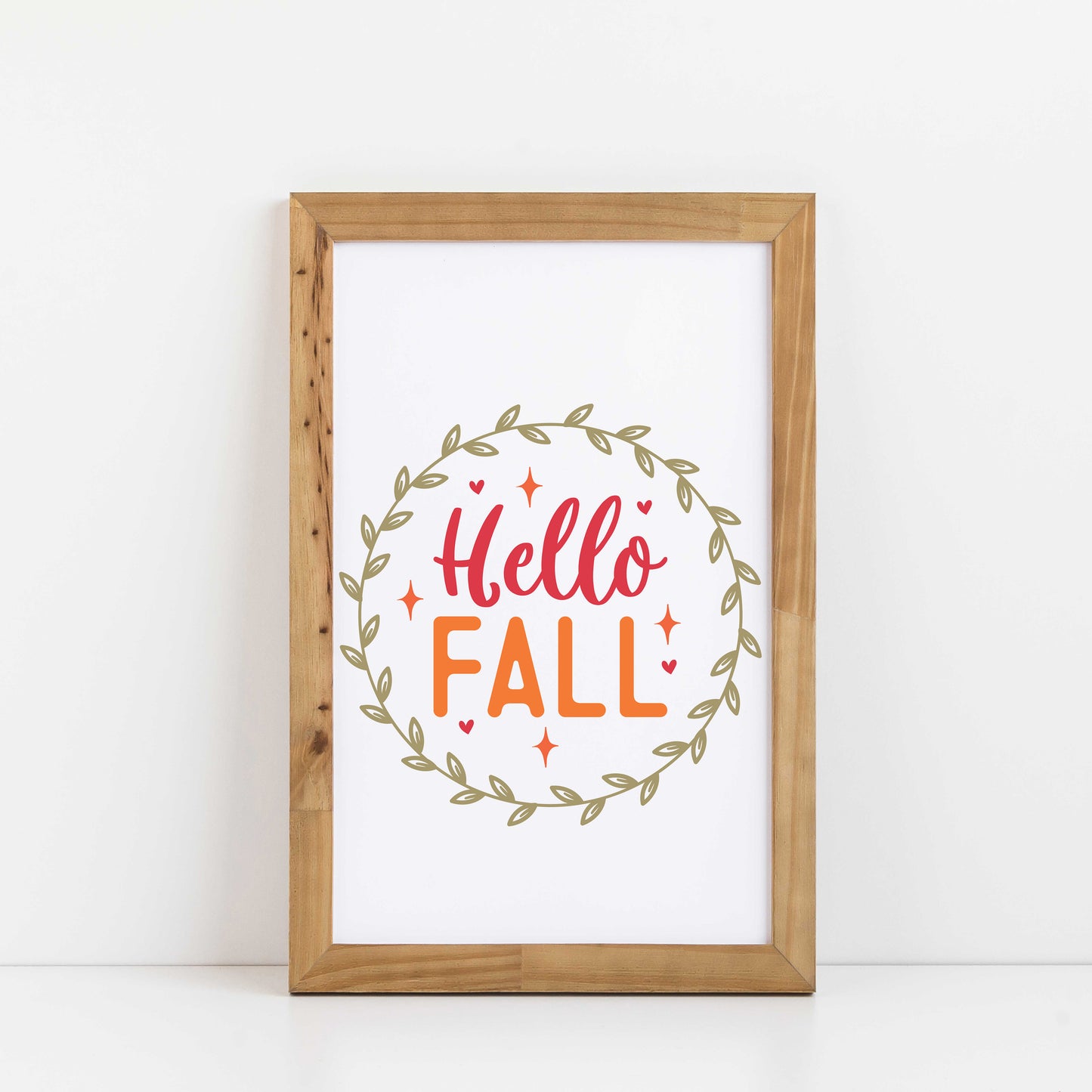 "Hello Fall With Wreath" Graphic
