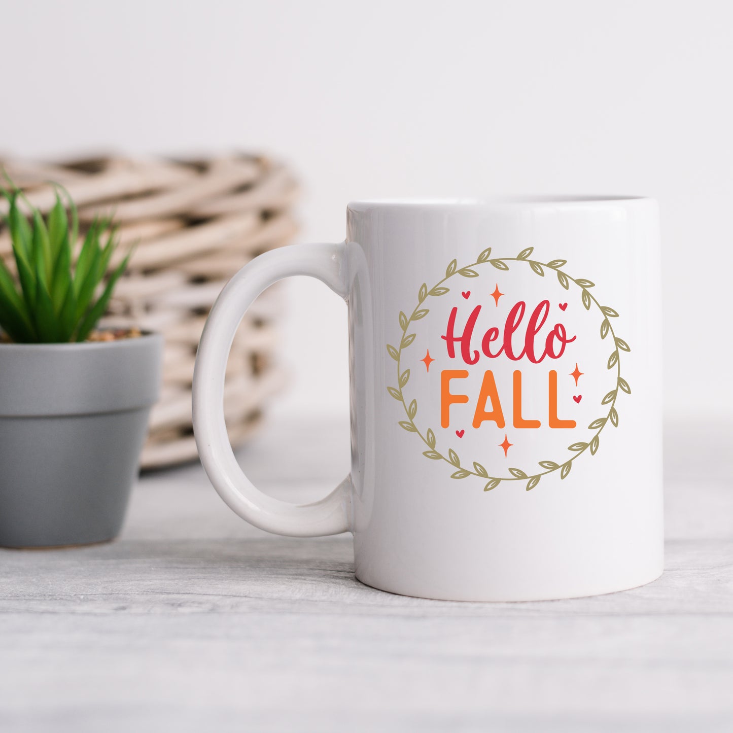 "Hello Fall With Wreath" Graphic