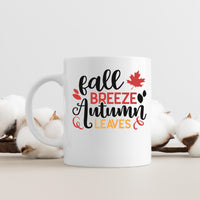 "Fall Breeze Autumn Leaves With Leaf" Graphic