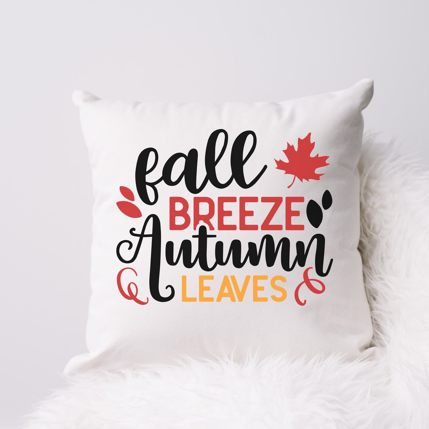 "Fall Breeze Autumn Leaves With Leaf" Graphic