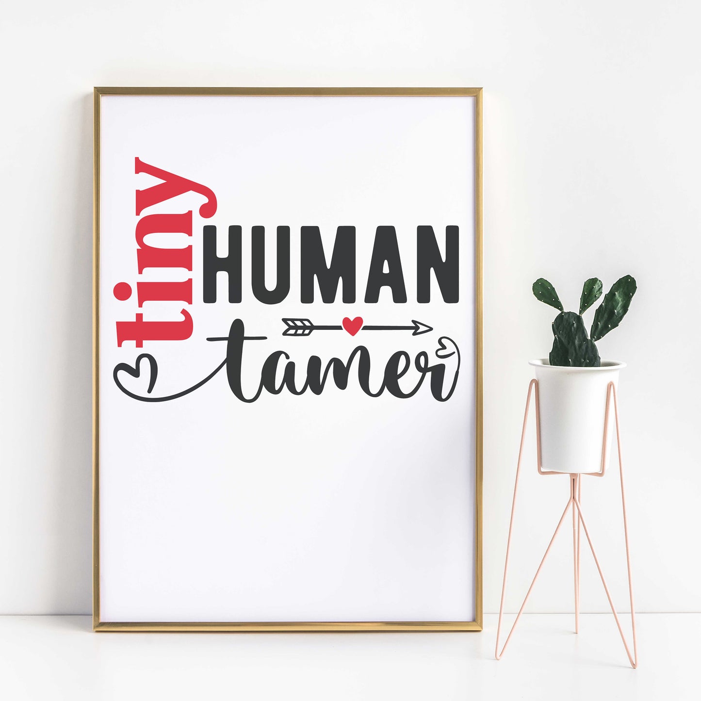 "Tiny Human Tamer" Graphic