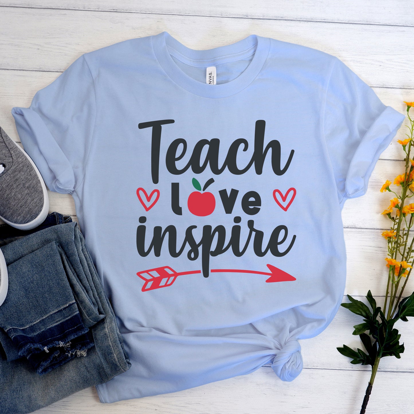 "Teach Love Inspire" Graphic