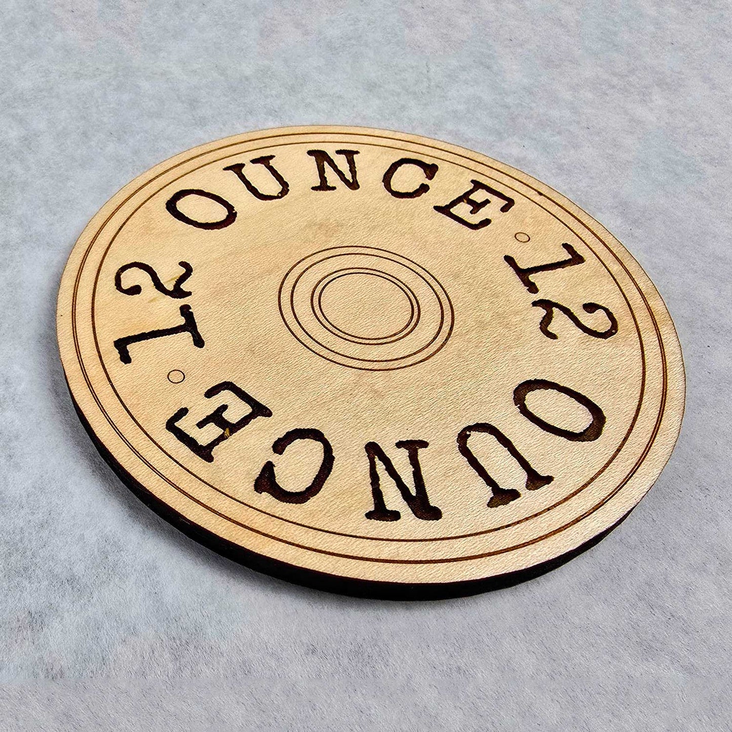 12 and 16 Ounce Shotgun Shell Coasters - Glowforge