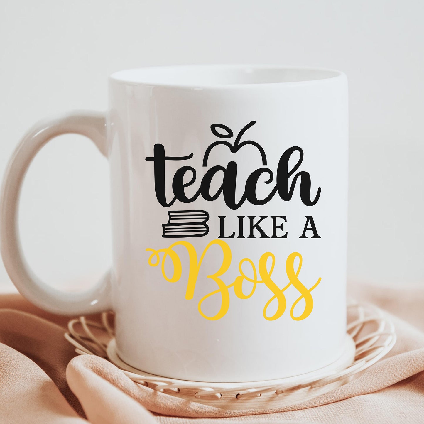 "Teach Like A Boss With Books" Graphic