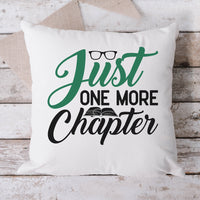 "Just One More Chapter" Graphic