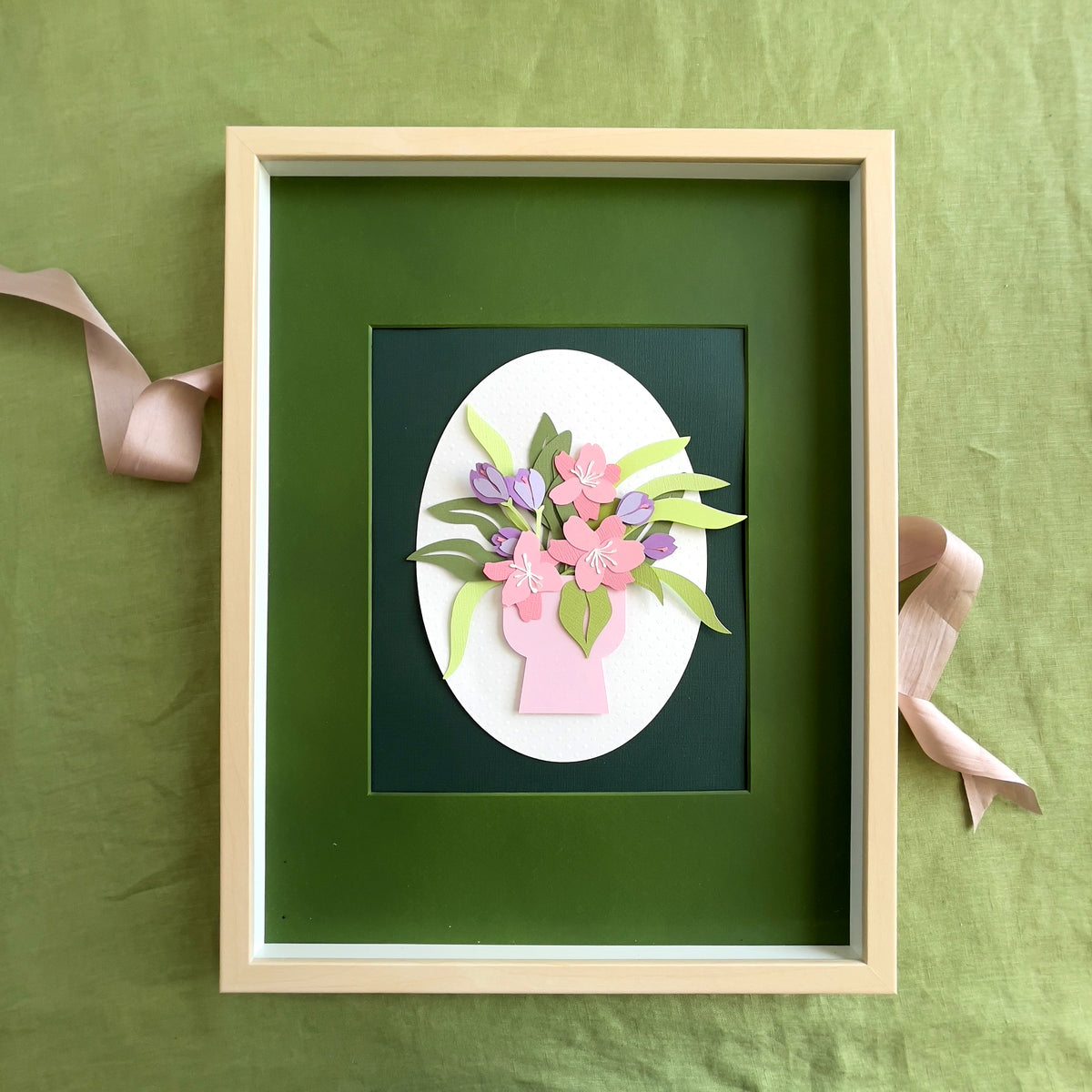 Glowforge Projects Spring Spring Papercut Flower Bouquet Wall Art – Glowforge Shop