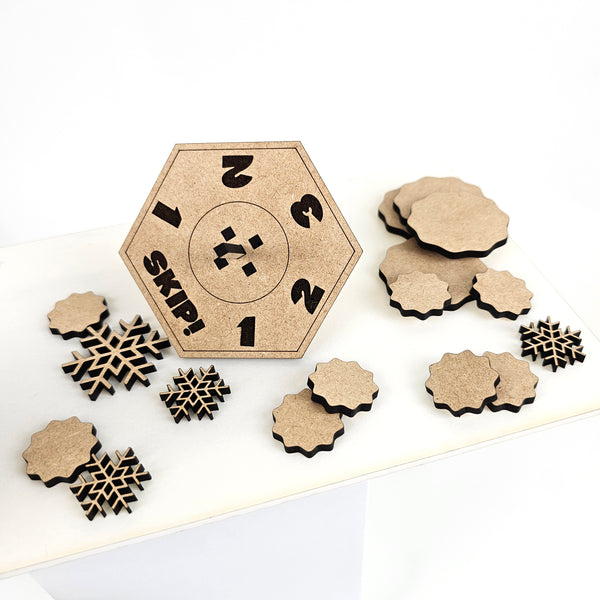 Spin 'N' Spill Balancing Snowman Game – Glowforge Shop