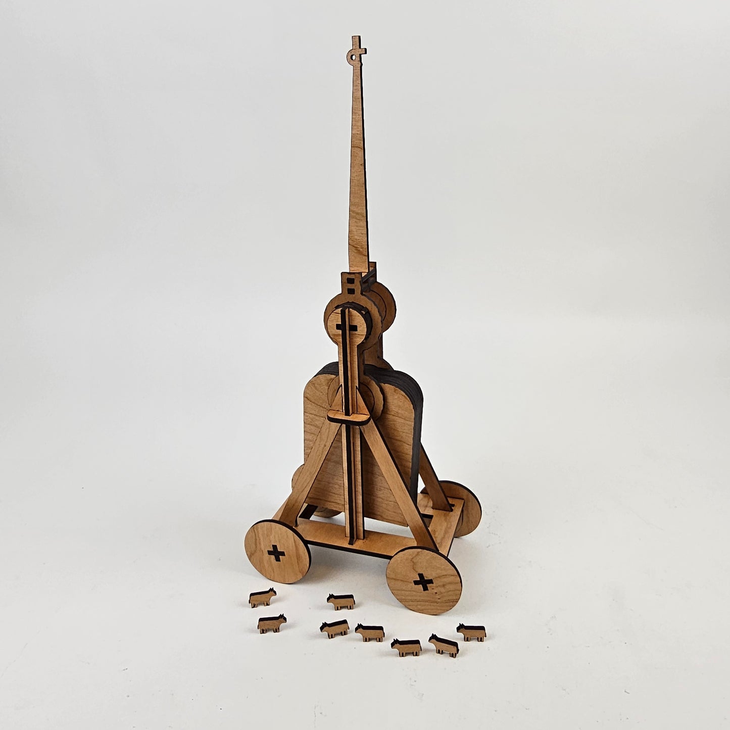trebuchet top gear Desktop Trebuchet – Glowforge Shop
