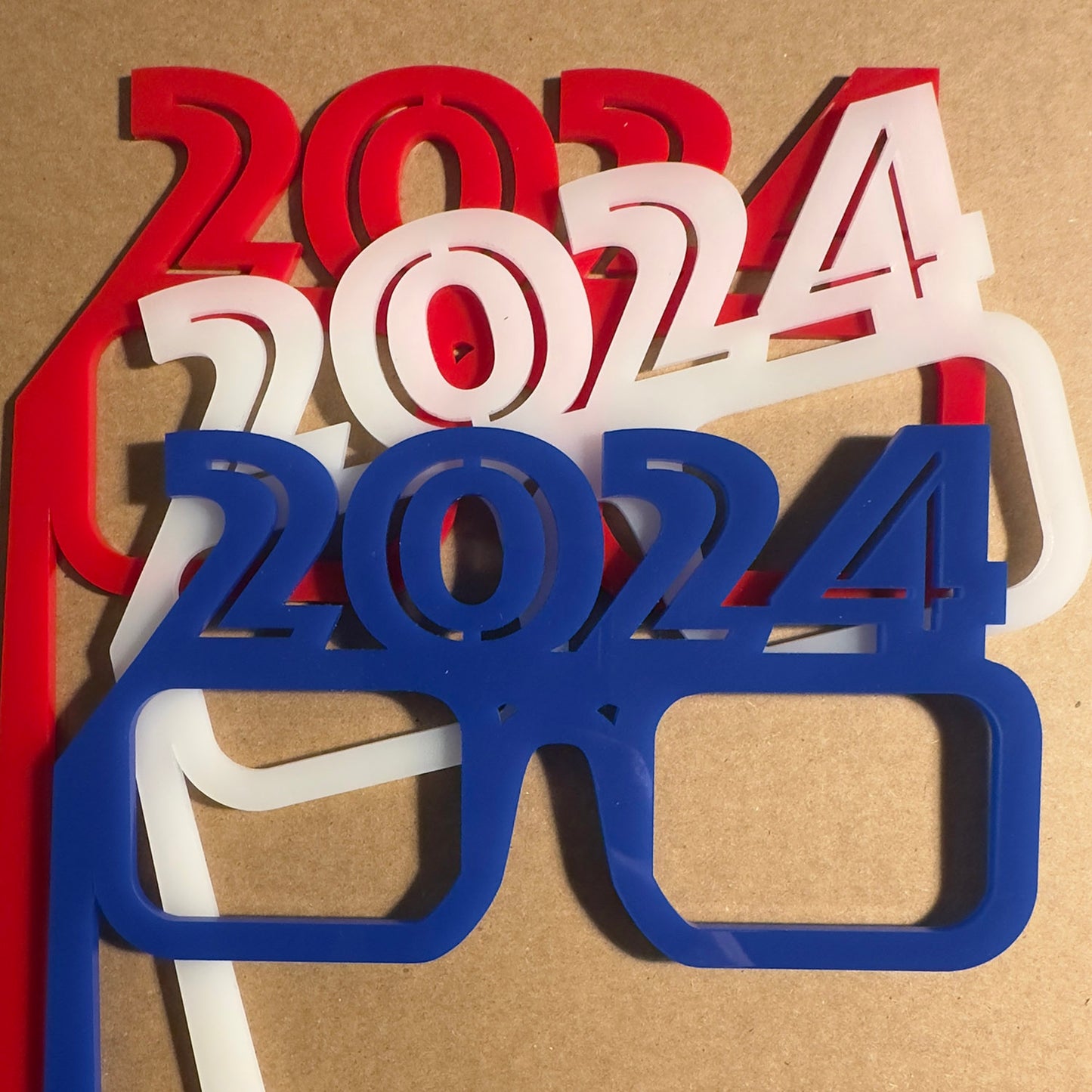 2024 Happy New Year Glasses (Set of 2)