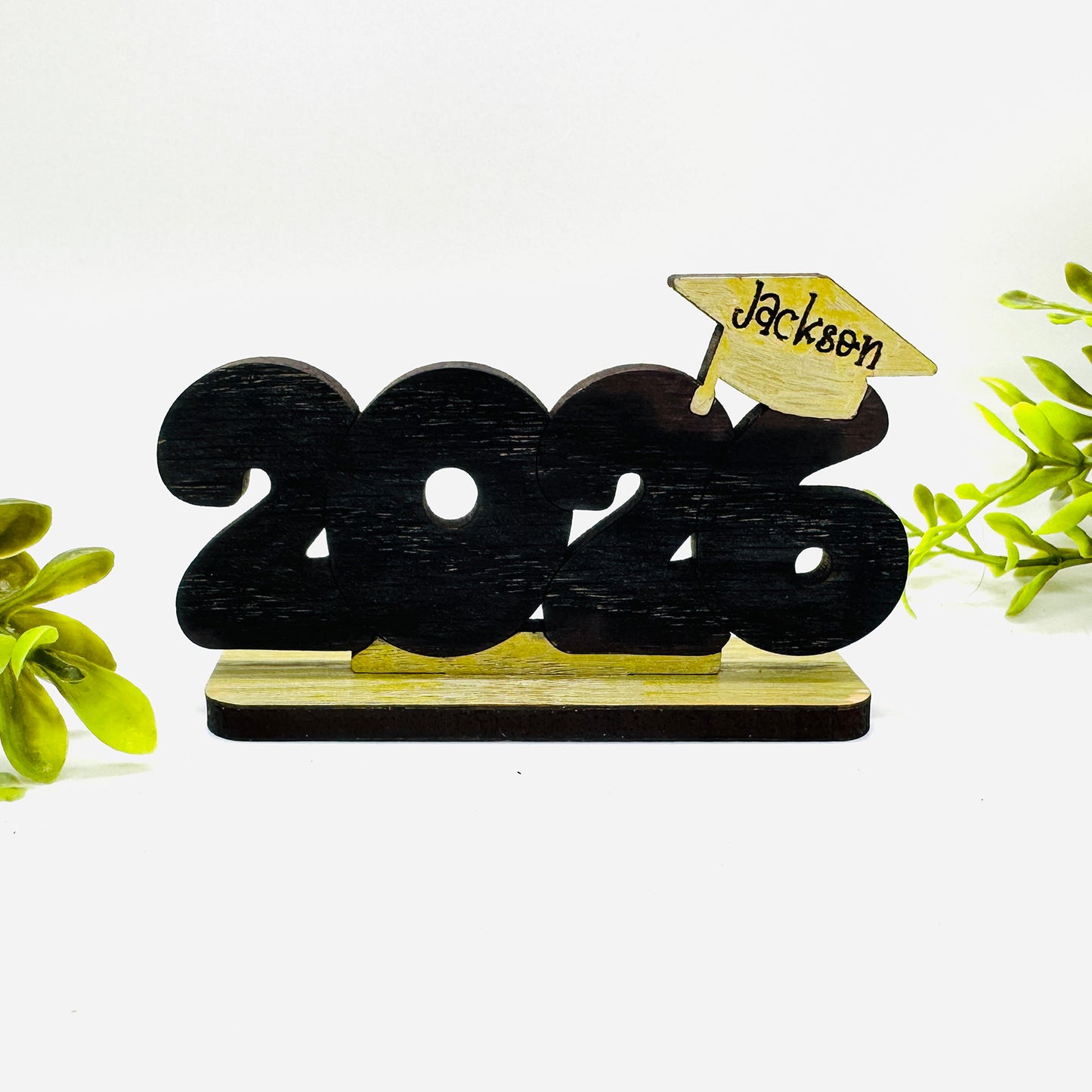 2026 Graduation Stand Editable Cap Table Decor #2 - Glowforge