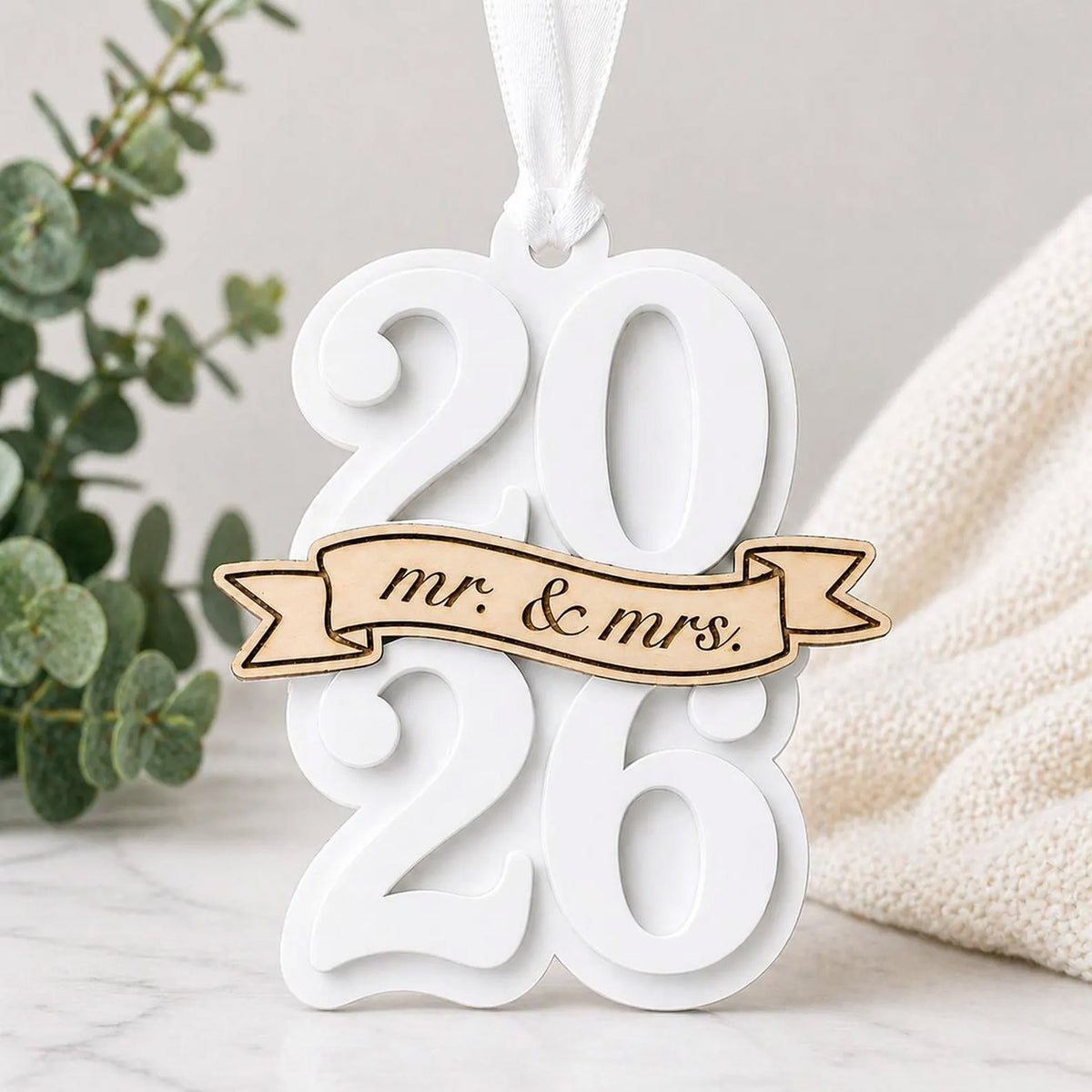 2026 Layered Wedding Ornament - Glowforge