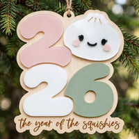 2026 Year of the Squishies Dumpling Ornament - Glowforge