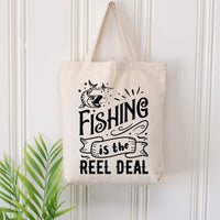 "Fishing Is The Reel Deal" Graphic