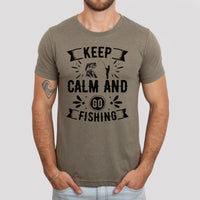 "Keep Calm And Go Fishing" Graphic
