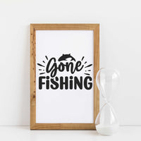 "Gone Fishing" Graphic